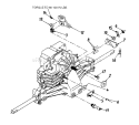 Page H Diagram and Parts List for 13AU694H401 1998 Yard Man Lawn Tractor